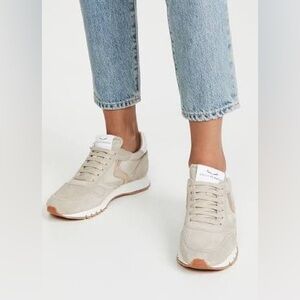 VOILE BLANCHE Julia Suede Sneakers Beige EU 37 US 7–7.5 Italian Designer